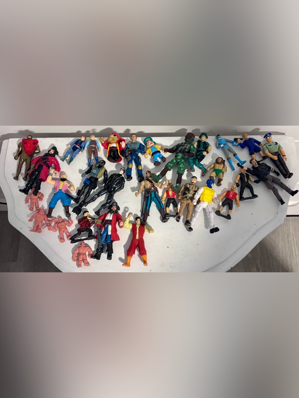 Assorted toy action figures